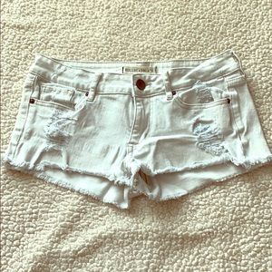 BullheadBlack Distressed Jean Shorts